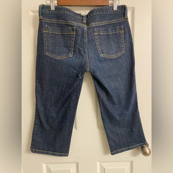 Ann Taylor Cropped Jeans Pants Size 6 Capri - Picture 2 of 3
